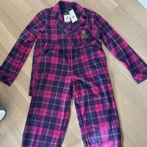 Ralph Lauren Pajama Plaid Set NEW